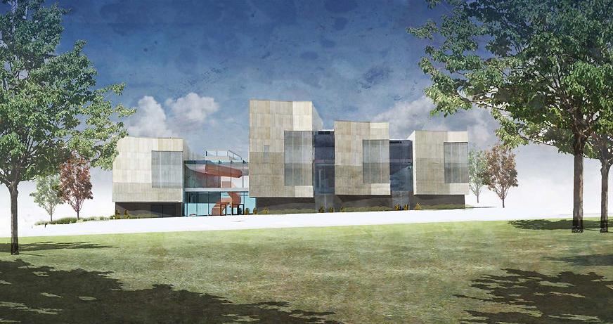 Architectural rendering of the Center for Missouri Studies